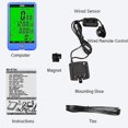 thumbnail image 5 of （blue）Bicycle Code Meter Wired Large Touch Screen Bicycle Timer, 5 of 5