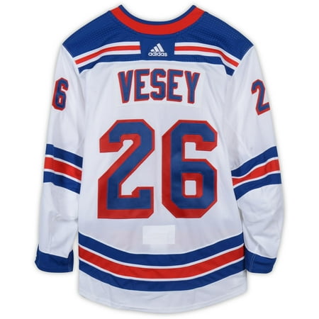 Jimmy Vesey New York Rangers Game-Used #26 White Jersey vs. Vegas Golden Knights on January 8, 2019 - 1994 Stanley Cup Anniversary Night - Size 58 - Fanatics Authentic