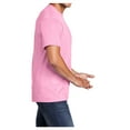 thumbnail image 3 of Mens Core Cotton Male T-Shirts Candy Pink L, 3 of 5