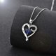 thumbnail image 4 of Mother's Birthday Gift I Love You Mom S925 Sterling Silver Heart Pendant Necklace, 4 of 4