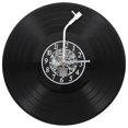 thumbnail image 1 of Vinyl Record Shape Wall Clock Wall Hanging Clock Decorative Wall Clock Home Decor, 1 of 3