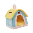thumbnail image 3 of Casita para gatos, cama para gatos de interior, caseta portátil desmontable para cachorros, refugio para mascotas, nido cálido, accesorios para, 3 of 8