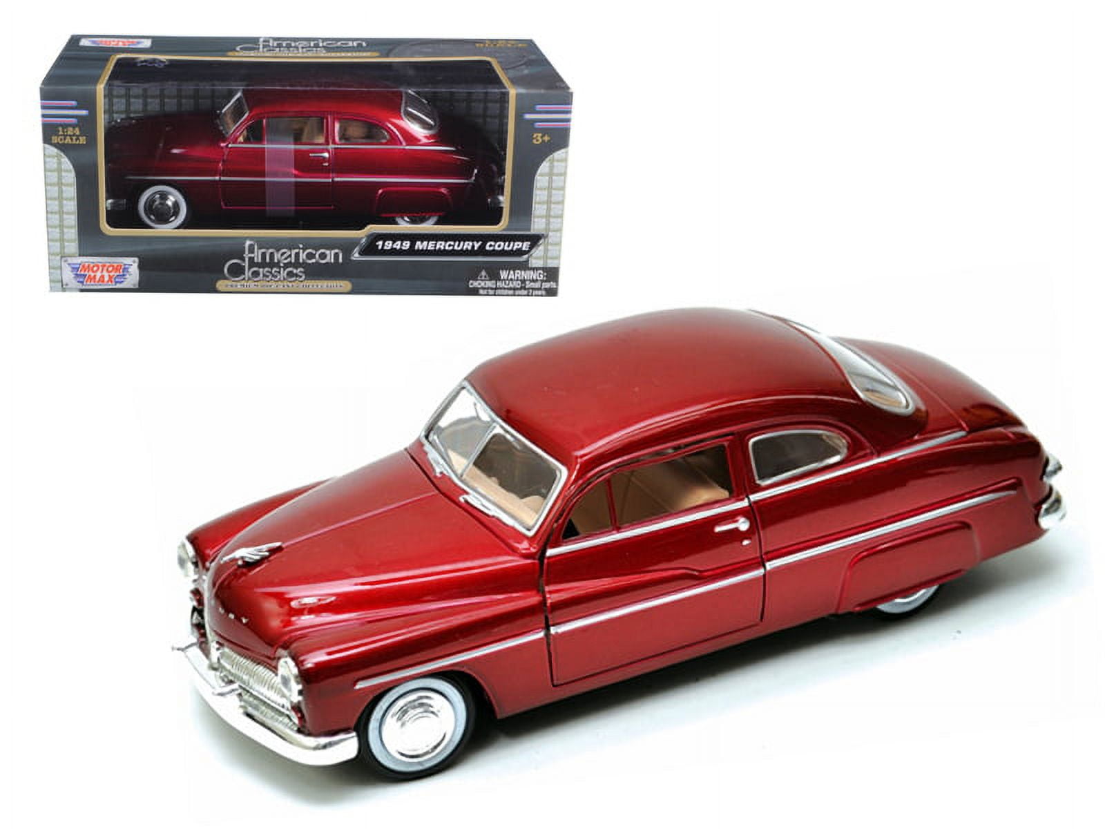 Motormax 1:24 Scale Die-Cast 1957 Chevy Bel Air Model Car - Colors May Vary, Doors & Hood Open