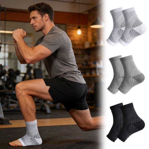 Sports Ankle Support Brace Compression Fit Ankle Stabilizer for Outdoor Activities Sports Stability Protection