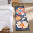 thumbnail image 3 of Yayeee Runner Rug for Bedroom 2'x6' Machine Washable Hallway Non Slip Mat, Simple Floral, 3 of 8