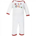 thumbnail image 5 of Hudson Baby Infant Girl Cotton Coveralls, Merry And Bright, 3-6 Months, 5 of 5