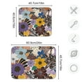 thumbnail image 4 of Yayeee Dish Drying Mat for Kitchen Counter 16"x18" Microfiber Absorbent Pad, Colorful Flowers, 4 of 7