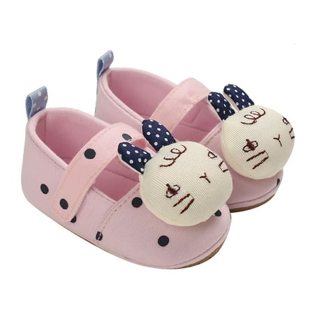 

DNDKILG Baby Toddler Girl Boy Soft Sole Non-Slip Slippers Sneakers Infant Breathable Spring Summer Fall First Walkers Shoes Pink 6M-2Y