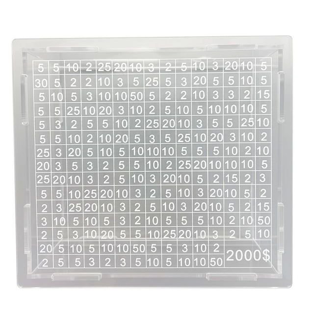 Visible Savings Box With Money And Numbers Counter Crafts Portable Storage Box Adult And Children's Savings Box