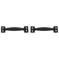 thumbnail image 1 of 2PCS Antique Bow Style Door Pull Handle Heavy Barn Door Handle 4 In Fence Gate Handle Coating Easy To Install Metal Sliding Door Pulls for Garage Pantry (4 Styles) 9.8X2X2.3cm Home Decor, 1 of 4