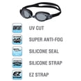 thumbnail image 3 of VIEW Swimming Gear Aquario Fitness Goggles, Black, 3 of 3