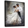 thumbnail image 2 of Designart "Ballroom Waltz By The Dancing Couple I" Dance Floater Framed Canvas Prints, 2 of 5
