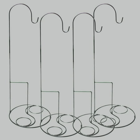 Eastland 48 Shepherd Hook And Swirl Base Black Set Of 8