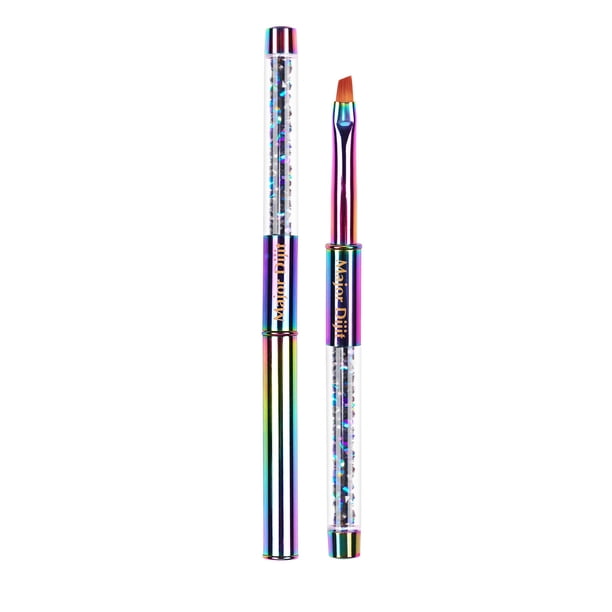 Bolígrafos para decoración de uñas, bolígrafos para esmalte de uñas, bolígrafo para punteado de grafiti, bolígrafo para uñas chapado en color, bolígrafo redondo con cambio gradual de punta, pincel de