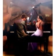 thumbnail image 2 of Murray Henderson Fine Art 20x22 Black Ornate Wood Framed with Double Matting Museum Art Print Titled - Cigar Bar Love, 2 of 4