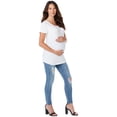 thumbnail image 2 of Sofia Jeans by Sofia Vergara Rosa Curvy Ankle Full Band Maternity Jeans, Sizes S-XXL, 2 of 7