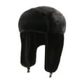 thumbnail image 2 of Dress Choice Plush Aviator Trapper hat Windproof Warm Ski Ushanka Trooper Hunting Cap Hat with Ear Flaps for Women Men, 2 of 8