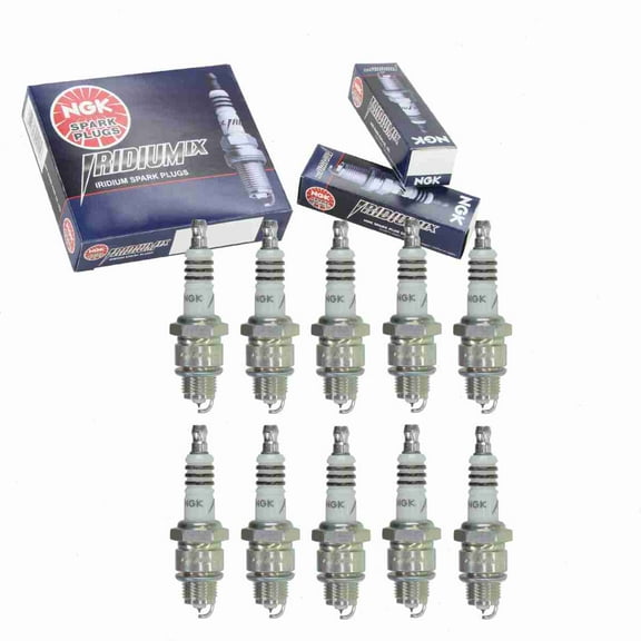10 pc NGK 5944 Iridium IX Spark Plugs for 4205 90793-20102 90793-20157 99000-69835-BP7 999-06910-X9-009 E7RTP W22FPR-ZU W5BP Ignition Wire Secondary