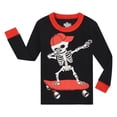 thumbnail image 6 of Skeleton Halloween Pajamas Set for Kids, Glow in the Dark Long Sleeve Sleepwear for Boys Girls, 6 of 6