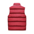 thumbnail image 3 of Frontwalk Men Sleeveless Vest Winter Warm Quilted Coats Full Zip Sleeveless Padded Jackets with Pocket for Outdoor Work Business, 3 of 6