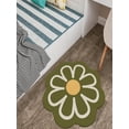 thumbnail image 2 of JilgTeok Flower Shaped Rug, Cute Daisy Rug, Flower Bath Rugs, Round Carpet, Non Slip Water Absorbent Bathroom Mat, Soft Machine Wash Rug Mat for Bedroom Kitchen Bathroom Toilet Floors(23.62*23.62in), 2 of 6