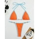 thumbnail image 5 of OIINAA-bañador Sexy para mujer, conjunto de Bikini de Color con cuello Halter, traje de baño con anillo de Metal y perlas, bikinis con cordones, traje de baño de dos piezas con Tanga, 5 of 5