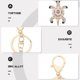 thumbnail image 2 of 1pc Metal Diamond Encrusted Turtle Keychain Chic Tutle Shape Bag Pendant, 2 of 4