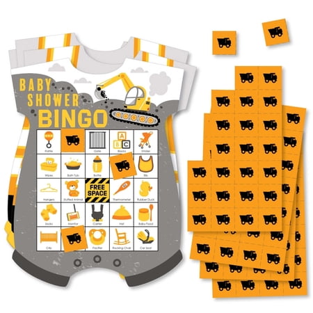 Big Dot of Happiness Dig It - Construction Party Zone - Picture Bingo Cards and Markers - Baby Shower Shaped Bingo Game - Set of 18 price history on PriceWatchPro