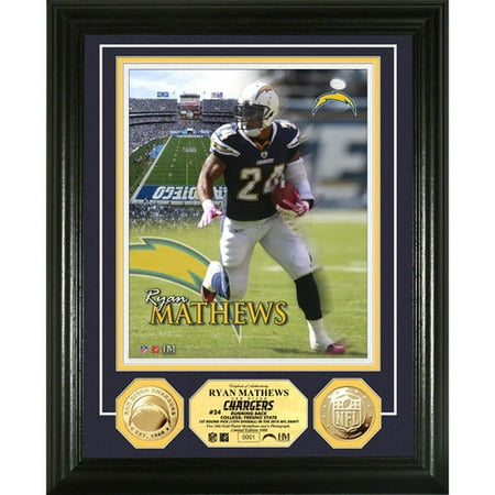 NFL - Ryan Mathews San Diego Chargers 24KT Gold Coin Photo Mint
