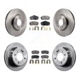 thumbnail image 1 of Transit Auto Front Rear Disc Brake Rotors and Semi-Metallic Pads Kit for Car Hyundai Tucson Kia Sportage K8F-101242, 1 of 11