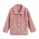 thumbnail image 4 of Women's Velvet Winter Warm Cardigan Pajama Set Long Sleeve Loose Casual Loungewear Polyester Lounge Set for Home and Daily Wear, 4 of 6