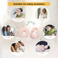 thumbnail image 3 of Kids Travel Pillow, 2-in-1 Deformable Kids Neck Pillow for Traveling, Soft U-Shaped Pillow with Adorable Animal Design, Comfy Sleep and Play, Ideal for Airplanes and Cars, 3 of 6