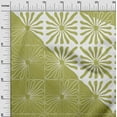 thumbnail image 3 of oneOone Rayon Light Brown Fabric Geometric Modern Flower Sewing Material Print Fabric By The Yard 56 Inch Wide, 3 of 4
