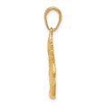 thumbnail image 2 of 14 Carats Or Jaune Chaussures de Course Collier Pendentif Sport, 2 of 7
