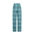 thumbnail image 4 of Soki Women Pajama/Lounge Pants Checkered Printed Drawstring Side Pockets Casual Trousers With Pockets, 4 of 5