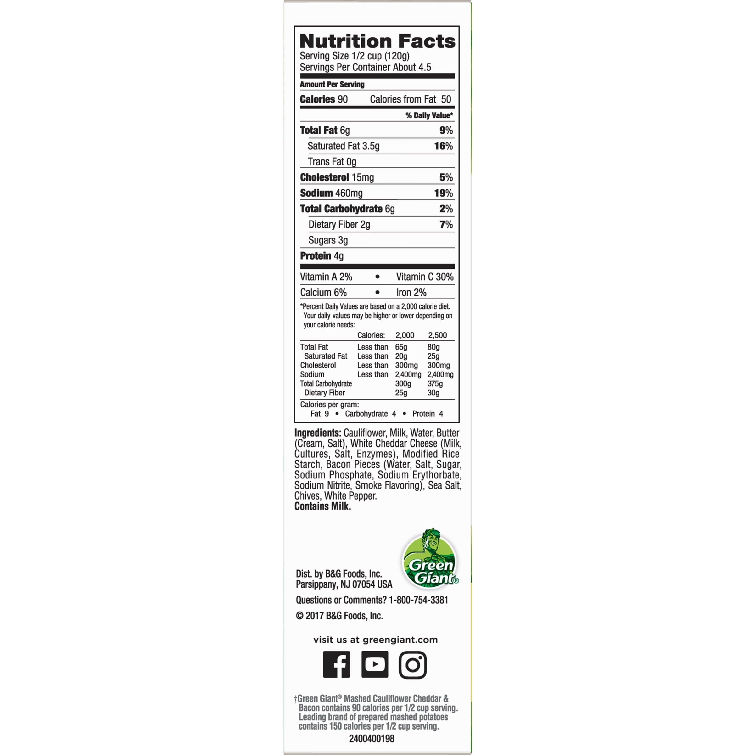30 Mashed Potato Nutrition Label Labels Design Ideas 2020