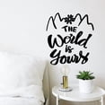 thumbnail image 3 of Handmadetneonsign The World Is Yours Words Metal Wall Art Light, Quote Metal Sign Wall Decor, Quote Metal Decor, 3 of 5