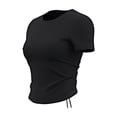 thumbnail image 6 of Ounisa Womens Short Sleeve T Shirt Crew Neck Breathable Athletic Hiking Outdoor Activewear Comfortable Trendy Tops S-2XL, 6 of 6