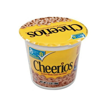 General Mills Cheerios Breakfast Cereal, Single-Serve 1.3 Oz Cup, 6/pack