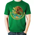 thumbnail image 1 of Playera Camiseta Aguila Bandera De Mexico Verde Blanco Roja, 1 of 3