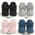 thumbnail image 5 of Fashion Warm Baby Girls Boys Toddler Pram Shoes Lined Boots Baby Snow Booties Crib Shoes BLACK M, 5 of 8