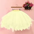 thumbnail image 3 of Black and Friday Clothing Sales Idoravan Tulle Tutu Skirts for Women Womens Fashion Pleated Gauze Short Skirt Adult Dancing Skirt Gauze Dress Beige, 3 of 4