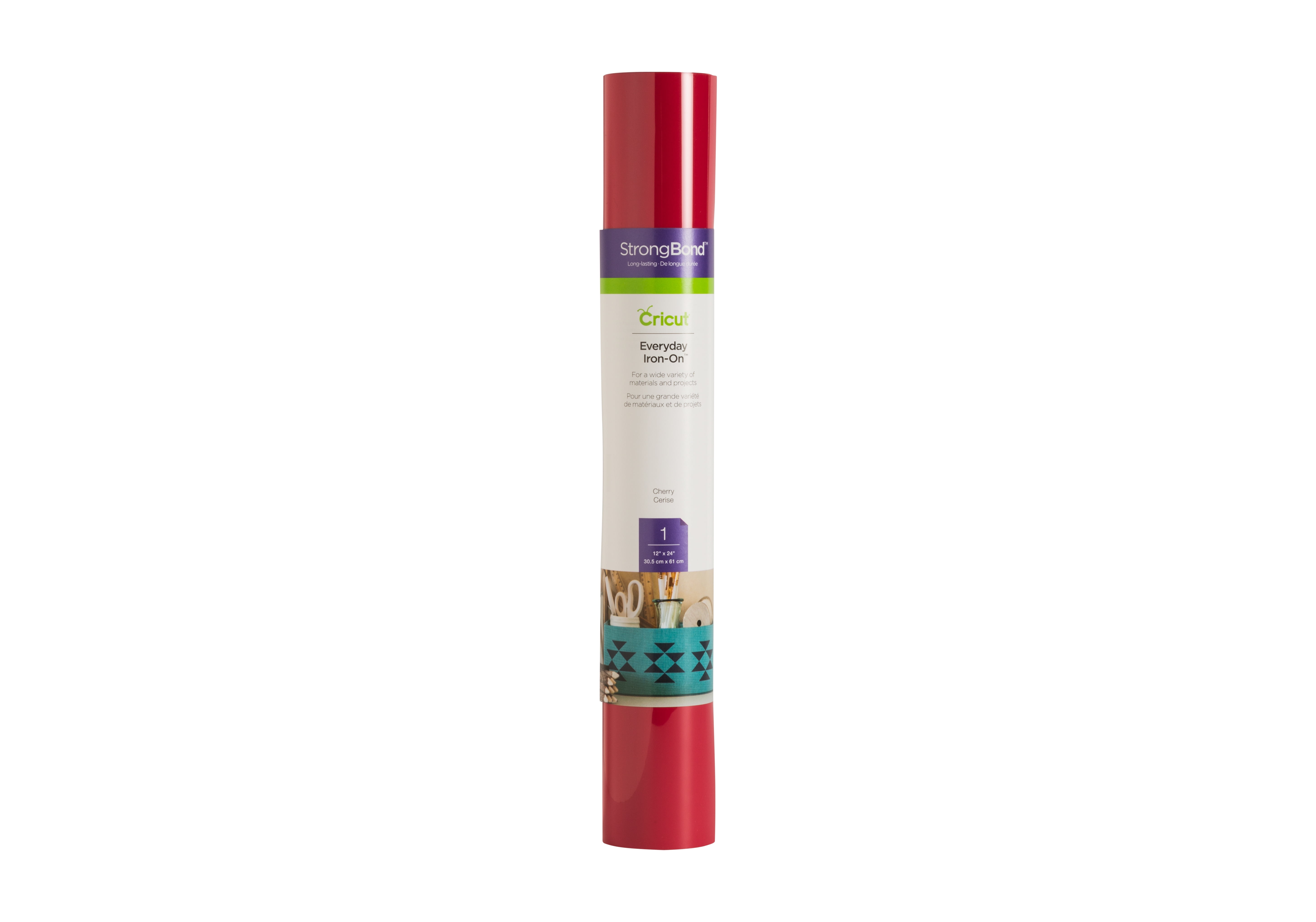 Cricut® Everyday Iron-On™ Vinyl, 12'x24' - Cherry Red