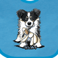 thumbnail image 4 of Inktastic Tri-Color Border Collie Boys or Girls Baby Bib, 4 of 4