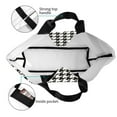 thumbnail image 3 of Yiaed Houndstooth Black And White Print Handbag for Women Tote Purse Shoulder Bag Large Fashion Hobo Purse Handbag Shopping Tote, 3 of 5