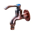 thumbnail image 1 of GROWTH TANK Robinet Mural Antique pour Jardin Robinet de Piscine Robinet de Lessive Rouge Bronze, 1 of 8