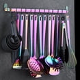 thumbnail image 4 of ReaNea Rainbow Kitchen Utensil Rack, Utensil Holder Rail Organizer for Mug Spatula Pot, Wall Mounted Gourmet with 14 Hooks, 4 of 4