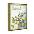 thumbnail image 4 of Stupell Industries Lemonade Phrase with Canaries Food & Beverage Painting Gold Floater Framed Canvas Art Print Wall Art, 17 x 21, 4 of 10