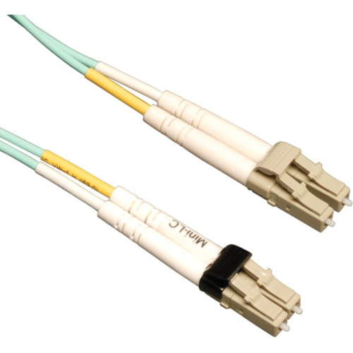 Tripp Lite 2M 10Gb Duplex Multimode 50/125 OM3 LSZH Fiber Optic Patch Cable LC/LC Aqua 6' 6ft 2 Meter - 6.60 ft Fiber Optic Network Cable for Network Device - First End: 2 x LC Network - Male - Sec... - image 2 of 2
