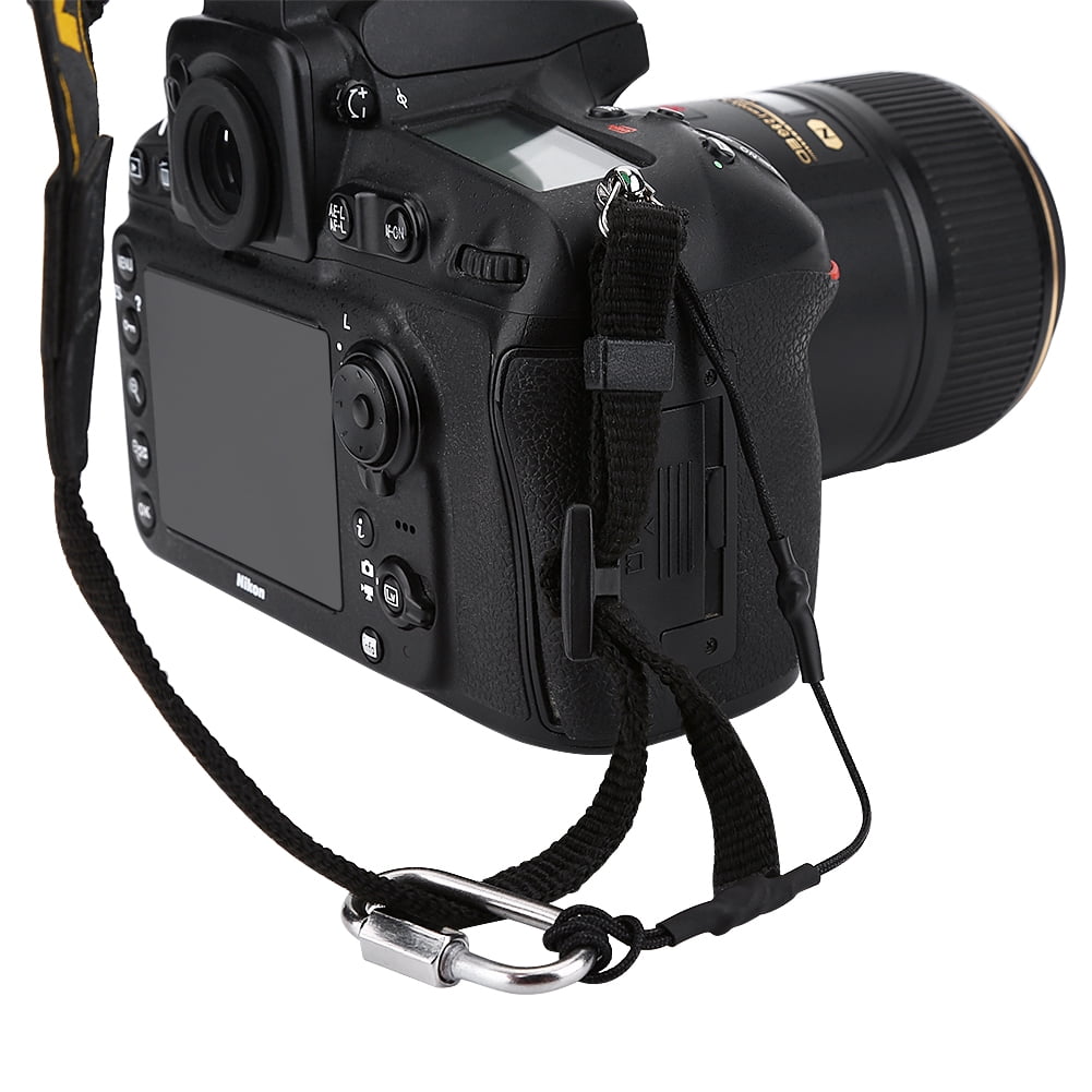 DRAGONNE POUR APPAREIL PHOTO CORDE NOIRE